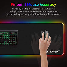 Carica l&#39;immagine nel visualizzatore di Gallery, Tappetino Mouse Gaming, RGB Grande Pad 10 Effetti Luce XXL 800 x 300