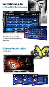 XOMAX XM-2D6907 Autoradio con mirrorlink, Schermo Touch Screen da 17,7 cm /...