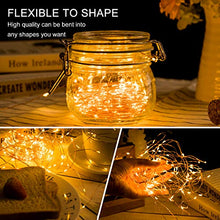 Carica l'immagine nel visualizzatore di Gallery, LIBILIS Luci Led USB 20M 200 LED Luci Albero di Natale Impermeabile Filo di Rame Luci Natale Fata per Interno Festival Natale Matrimonio Festa Patio Decorativa, Luci Stringa Telecomando Giallo Caldo