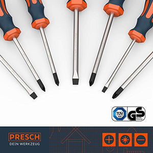 Presch set di 7 cacciaviti con certificazione TÜV - GS - Set cacciaviti... - Ilgrandebazar