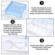 Carica l&#39;immagine nel visualizzatore di Gallery, YANSHON Porta Spazzolino Oral B Elettrico 5pz Testine B Copri... - Ilgrandebazar