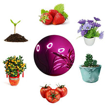 Carica l&#39;immagine nel visualizzatore di Gallery, Lampada per Piante,Tomshine 3 Testa Luci Crescita Grow 27W 54LED...