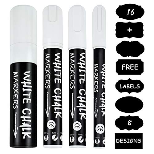 Pennarelli Gesso Liquido, UlifeME Pennarello Bianco Cancellabili 3mm,... - Ilgrandebazar