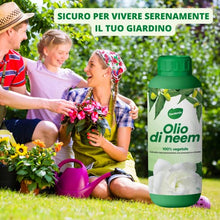 Carica l&#39;immagine nel visualizzatore di Gallery, Gardemia Olio di Neem per Piante 1 Litro 100% Vegetale Azione Naturale contro varie Avversità Giardino Casa Multiuso Estratto Meccanicamente con Pressatura a Freddo Straordinarie Proprietà Naturali