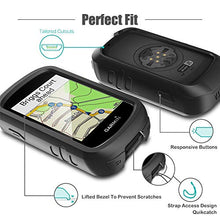 Carica l&#39;immagine nel visualizzatore di Gallery, TUSITA Custodia per Garmin Edge 830 - Cover protettiva in silicone NERO