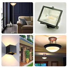 Carica l&#39;immagine nel visualizzatore di Gallery, Akynite R7S LED 118mm 30W Dimmerabile 3000LM, Luce Calda 3000K, Equivalente a Lampada Alogena R7S J118 300W 250W, AC 220V, Lampadina R7S 118mm LED Ceramica alta Luminosità per Studio, 1 pezzo