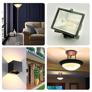 Akynite R7S LED 118mm 30W Dimmerabile 3000LM, Luce Calda 3000K, Equivalente a Lampada Alogena R7S J118 300W 250W, AC 220V, Lampadina R7S 118mm LED Ceramica alta Luminosità per Studio, 1 pezzo