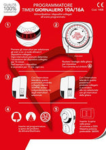 Carica l'immagine nel visualizzatore di Gallery, Poly Pool PP1408 Programmatore Timer Giornaliero, Spina 16 A e Presa...