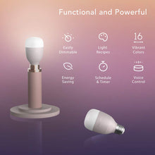 Carica l&#39;immagine nel visualizzatore di Gallery, Nooie Lampadina Smart con Luce Soffusa 2800k-6000k+RGBW, LED E27 WiFi... - Ilgrandebazar