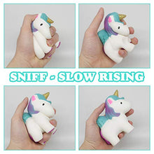 Carica l&#39;immagine nel visualizzatore di Gallery, Amteker 5 Pezzi Kawaii Unicorno Squishy - Giganti Slow Rising Giocattoli... - Ilgrandebazar