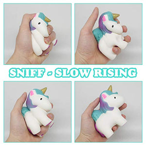 Amteker 5 Pezzi Kawaii Unicorno Squishy - Giganti Slow Rising Giocattoli... - Ilgrandebazar