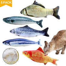Carica l'immagine nel visualizzatore di Gallery, Natuce 5PCS Catnip Giocattoli per Gatti, 20CM Simulazione Peluche di A-20CM