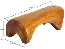 Carica l'immagine nel visualizzatore di Gallery, Legno profumato Corpo esagonale del piede Riflessologia Agopuntura Strumenti per massaggio a rullo, Digitopressione Raschiatura attiva