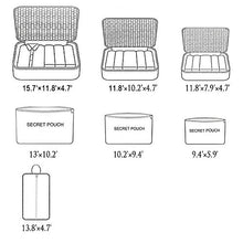 Carica l&#39;immagine nel visualizzatore di Gallery, Yiran 7 Set Organizzatori di viaggio imballaggio cubi lavanderia Cactus
