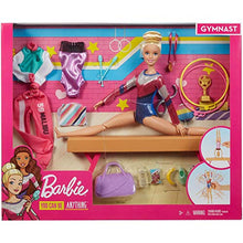 Carica l&#39;immagine nel visualizzatore di Gallery, Barbie- Playset Ginnasta Bambola Snodabile con Bilanciere e Accessori... - Ilgrandebazar