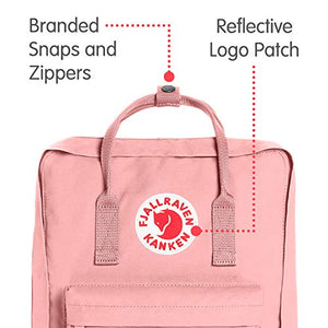 Fjällräven Kånken, Zaino Unisex 13 x 27 x 38 cm, 16 L, Rosa (Pink)