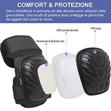 Carica l&#39;immagine nel visualizzatore di Gallery, Ginocchiere da Lavoro,Preciva ginocchiere professionali per lavoro,con...