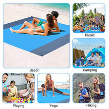 Carica l'immagine nel visualizzatore di Gallery, Awroutdoor Coperta da Spiaggia Anti Sabbia | Tappetino Picnic 210 * 200CM...