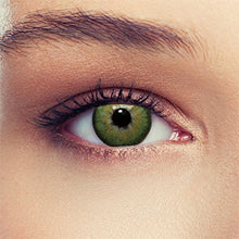 Carica l&#39;immagine nel visualizzatore di Gallery, Lenti a contatto colorate verde naturale per gli occhi scuri senza Verde - Ilgrandebazar