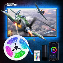 Carica l&#39;immagine nel visualizzatore di Gallery, Striscia LED RGB WIFI, Etersky Smart Strip 2M 5050 Compatibile con 2m
