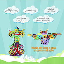 Carica l&#39;immagine nel visualizzatore di Gallery, Innoo Tech Costruzioni Magnetiche Blocchi 108 Pezzi Giocattoli 108 - Ilgrandebazar