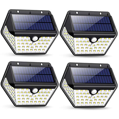 Luce Solare Led Esterno,【2019 Ultimi Modelli 60LED-800 lumen】iPosible...