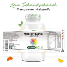 Carica l&#39;immagine nel visualizzatore di Gallery, Premium Multivitamin AZ - 365 capsule ad alto dosaggio con forme bioattive e materie prime di marca - Vitamine + minerali - Testato in laboratorio - Vegano