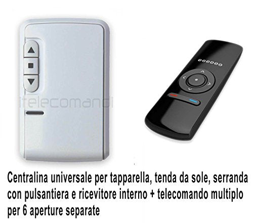 Kit centralina universale 220V per comando tapparelle e tende da sole con... - Ilgrandebazar