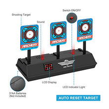 Carica l&#39;immagine nel visualizzatore di Gallery, Keten Bersaglio Elettrico per Nerf Guns, Auto-Reset Intelligent Light Nero