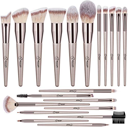 Bestope 20Pcs Pennelli Make Up,Set di per Trucco Sintetico Premium...