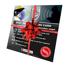 Carica l&#39;immagine nel visualizzatore di Gallery, Protezione RFID per Carte di Credito Contactless – Scheda 4 pezzi, Nero