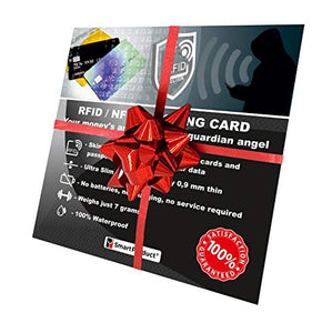 Protezione RFID per Carte di Credito Contactless – Scheda 4 pezzi, Nero