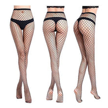 Carica l&#39;immagine nel visualizzatore di Gallery, MOOKLIN 6 Paia Calze a Rete Fishnet Socks Collant Coprente Elasticizzato...
