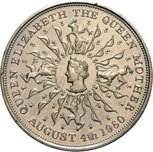 Queen Elizabeth The Mother 80th Birthday Aug 4th 1980 Collectors Coin... - Ilgrandebazar