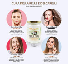 Carica l&#39;immagine nel visualizzatore di Gallery, Olio di Cocco Biologico Extra Vergine 500 ml. Crudo e Spremuto a Freddo.... - Ilgrandebazar