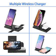 Carica l&#39;immagine nel visualizzatore di Gallery, Hoidokly Caricatore Wireless Doppio, 10W Caricabatterie Senza Fili per Nero - Ilgrandebazar