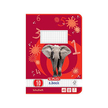 Carica l'immagine nel visualizzatore di Gallery, herlitz Schulheft x.book, DIN A5, Lineatur 10 / kariert