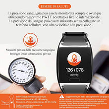 Carica l&#39;immagine nel visualizzatore di Gallery, HalfSun Fitness Tracker, Orologio Braccialetto Pressione nero