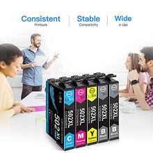 Carica l&#39;immagine nel visualizzatore di Gallery, LxTek 502XL Cartucce d&#39;inchiostro Sostituzione per Epson 502 502 XL...