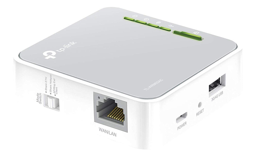 TP-Link TL-WR902AC Nano Router AC750 Wi-Fi Portatile, 2.4/5 AC750, bianco - Ilgrandebazar