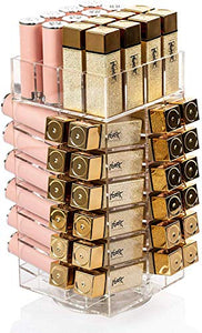 Dispola4top Acrilico Lip Gloss Makeup Organizzatore,Acrilic 360 -Degree... - Ilgrandebazar