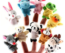 Carica l&#39;immagine nel visualizzatore di Gallery, babyGreen Burattini a Dito,10 Pezzi Diverso Cartoon Animale Dito...