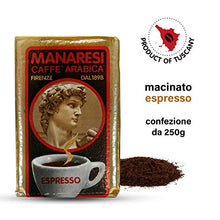 Carica l&#39;immagine nel visualizzatore di Gallery, Il Caffè Manaresi Macinato Sottovuoto Per Espresso, 250 gr