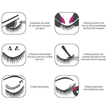 Carica l&#39;immagine nel visualizzatore di Gallery, Ciglia finte 4 paia - Riutilizzabile professionale Misura per tutti...