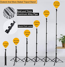 Carica l&#39;immagine nel visualizzatore di Gallery, UPhitnis Luce per selfie da 10&quot;con supporto treppiede e 10&quot;COMBINATION