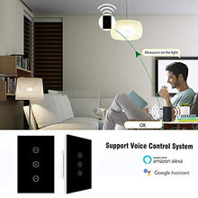 Carica l&#39;immagine nel visualizzatore di Gallery, Jinvoo Smart US WIFI Touch Switch, telecomando senza fili, interruttore per...