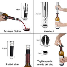 Carica l&#39;immagine nel visualizzatore di Gallery, Rovtop Cavatappi Elettrico, Apribottiglie con Ricarica Utilizzando - Ilgrandebazar