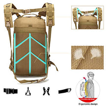 Carica l'immagine nel visualizzatore di Gallery, GNEGNI 45L Zaino Tattico Militare D'assalto Resistente all'Acqua Molle Cachi