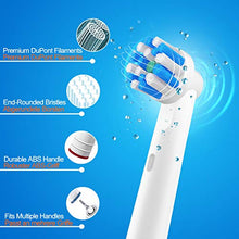 Carica l'immagine nel visualizzatore di Gallery, REDTRON Testine Ricambio per Oral B, 16 Pezzi di ricambio per...