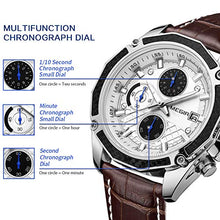 Carica l'immagine nel visualizzatore di Gallery, Orologio Cronografo da Uomo Movimento al Quarzo Moda Sportivo Watch Marrone - Ilgrandebazar